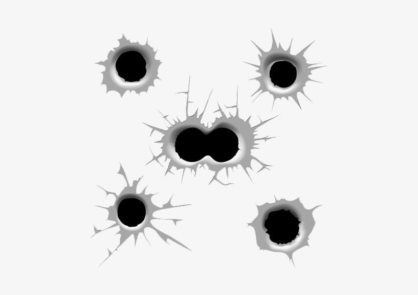 820x579 Bullet Holes Png Clipart