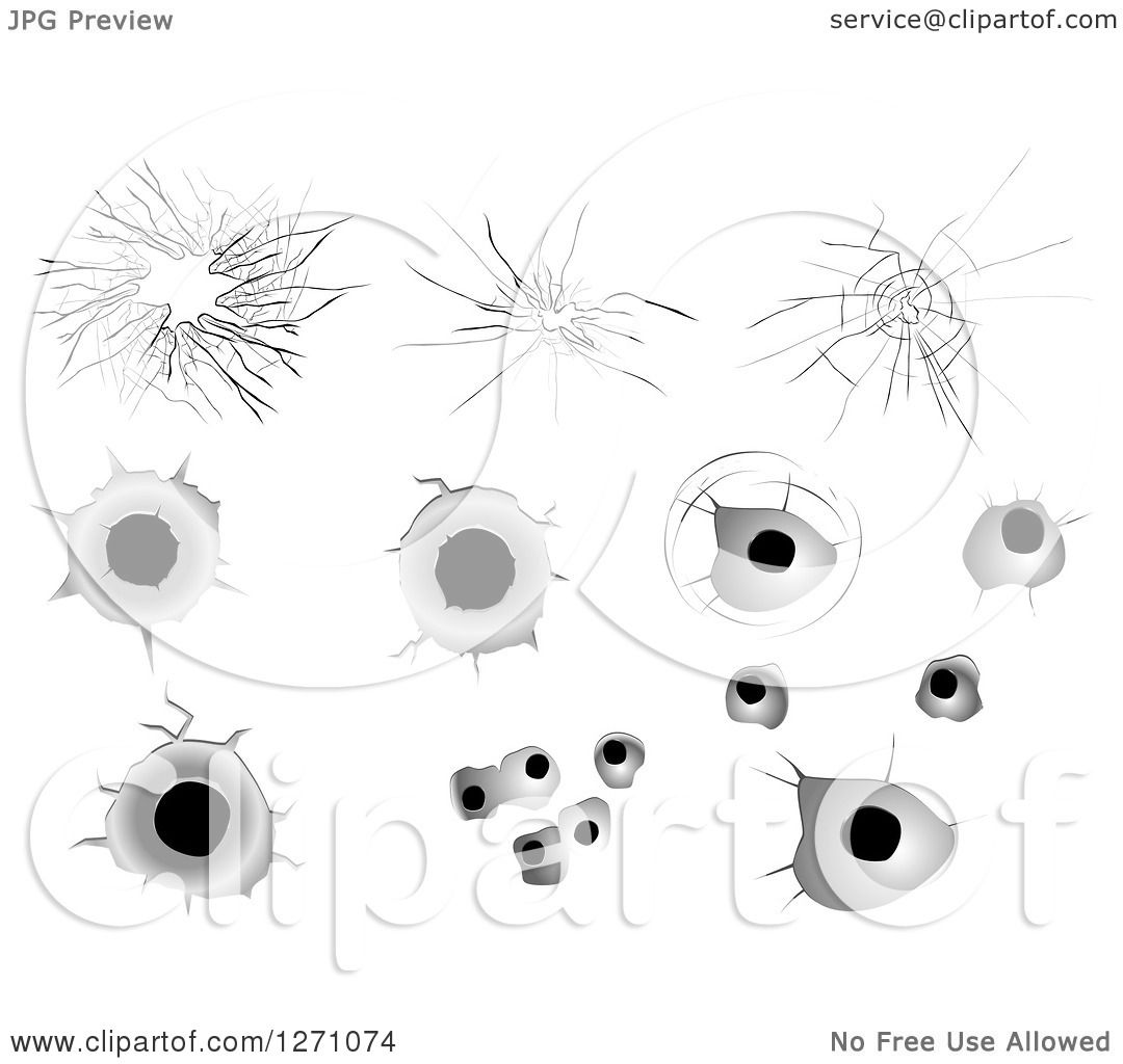 1080x1024 Clipart Of Cracked Glass And Bullet Hole Designs