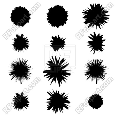 400x400 Set Of Different Bullet Holes Isolated On White Background Vector