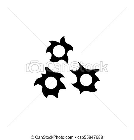 450x470 Bullet Hole Flat Vector Icon Bullet Hole Flat Vector Icon