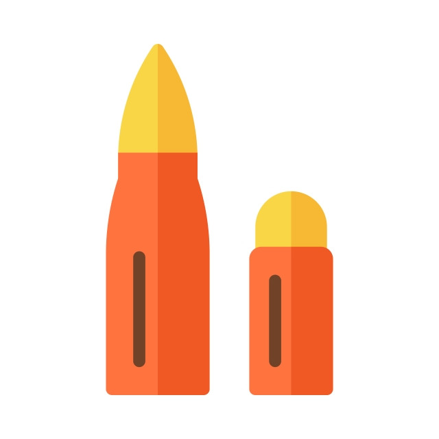 640x640 Bullet Icon Vector Illustration In Flat Style For Any Purpose