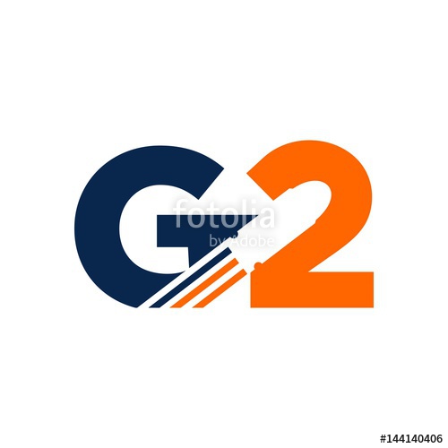 500x500 Letter G And Number Logo Vector Bullet Logo Stock Image