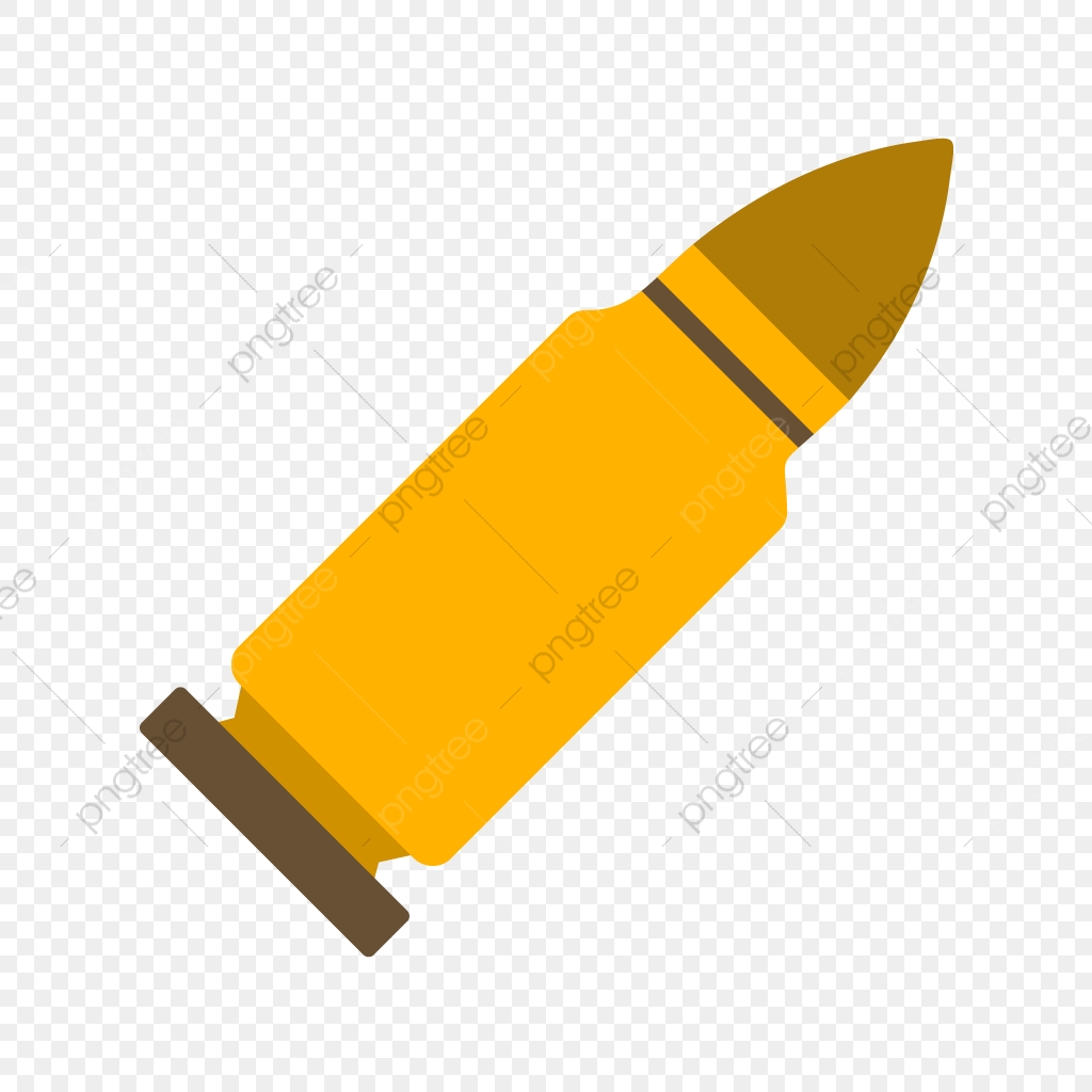 1024x1024 Bullet Vector Icon, Army, Bullet, Military Png And Vector