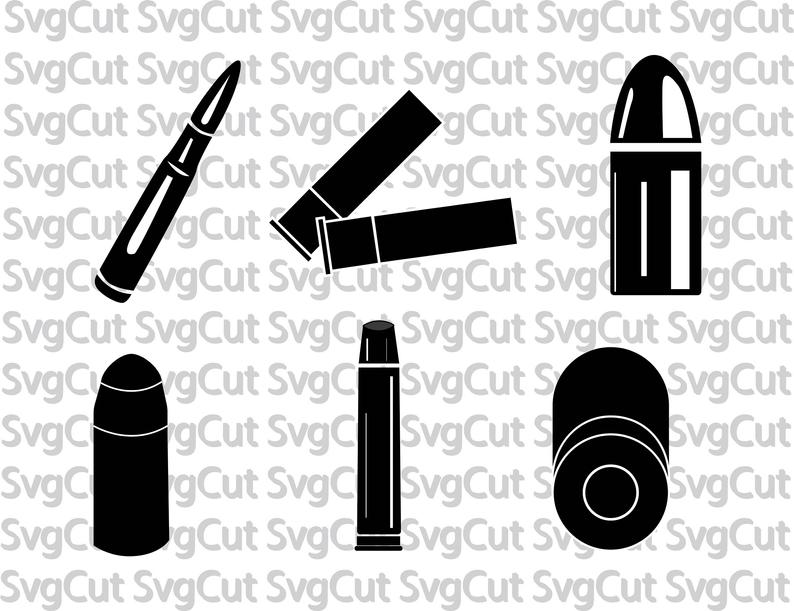 794x611 Bullets Bullet Vector Ammo Ammunition Clipart Shotgun Etsy