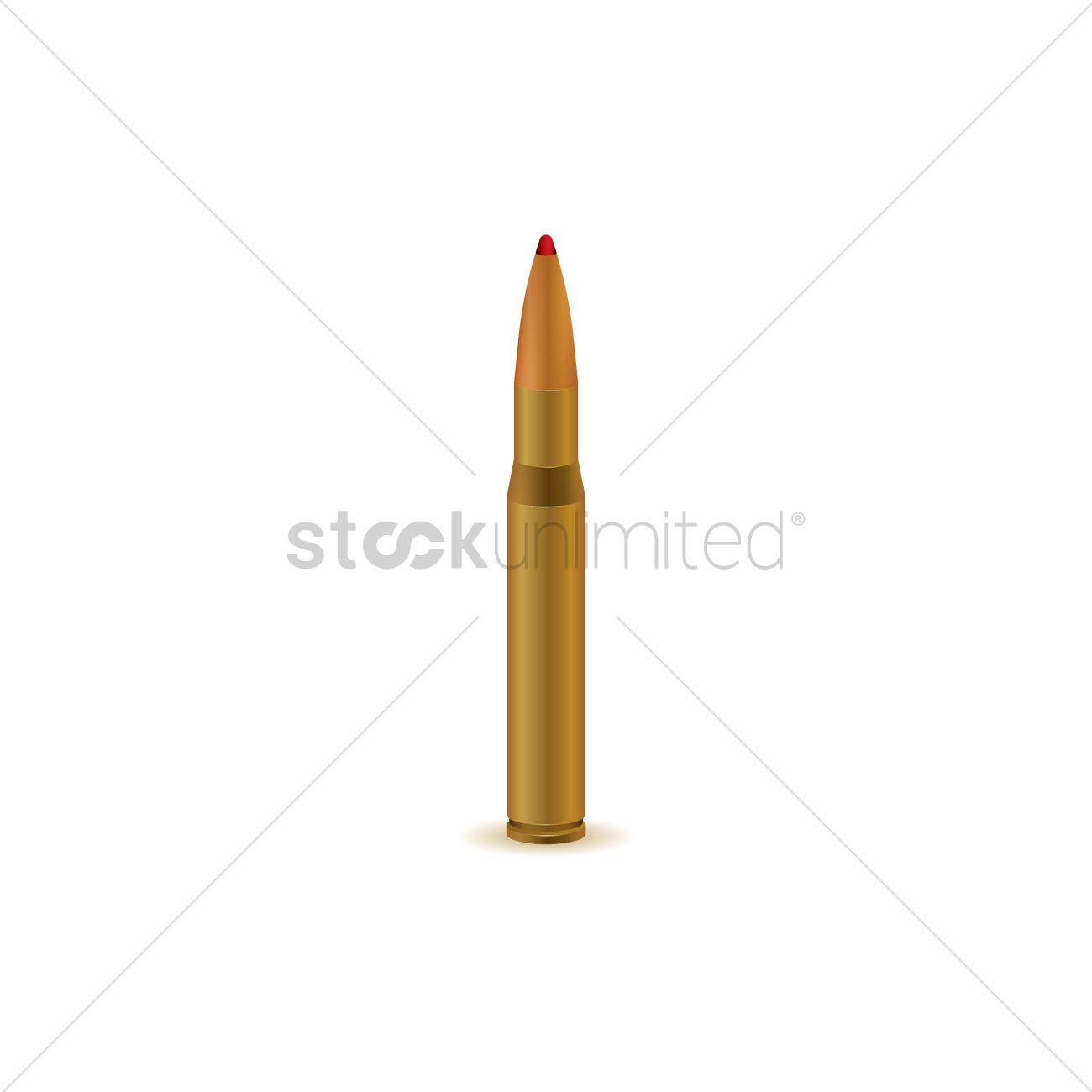 1300x1300 Pointed Bullet Vector Image