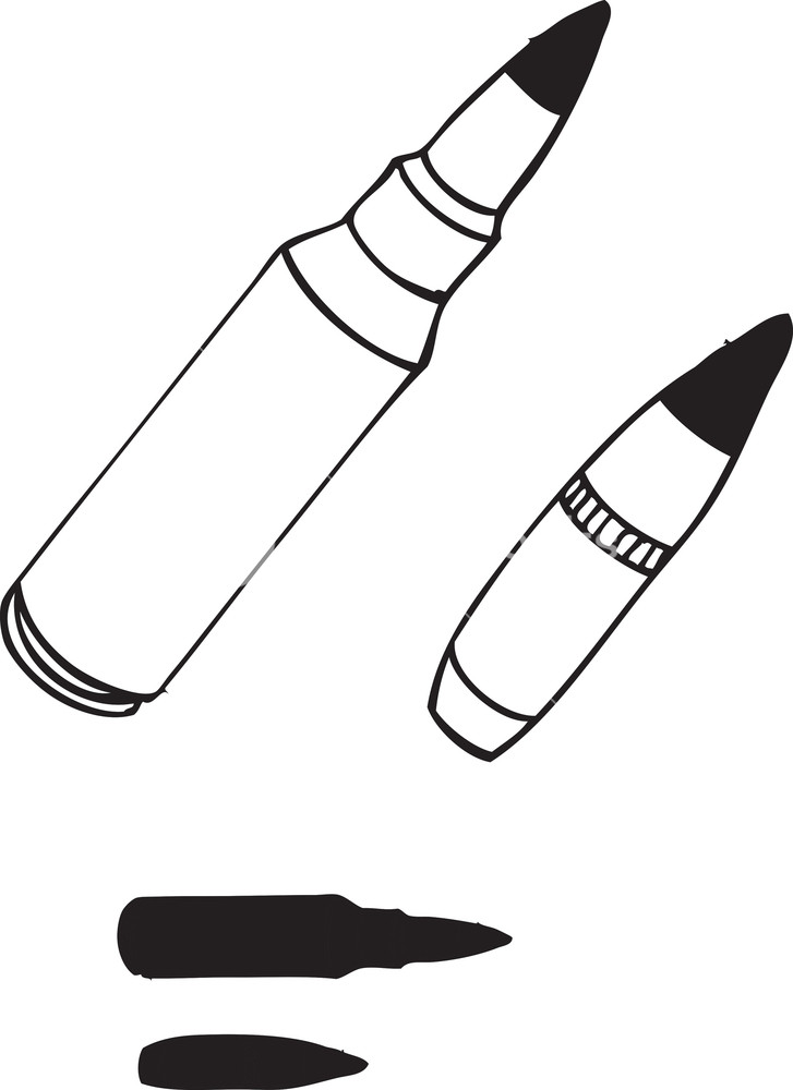 Bullet Vector Art at Vectorified.com | Collection of Bullet Vector Art ...