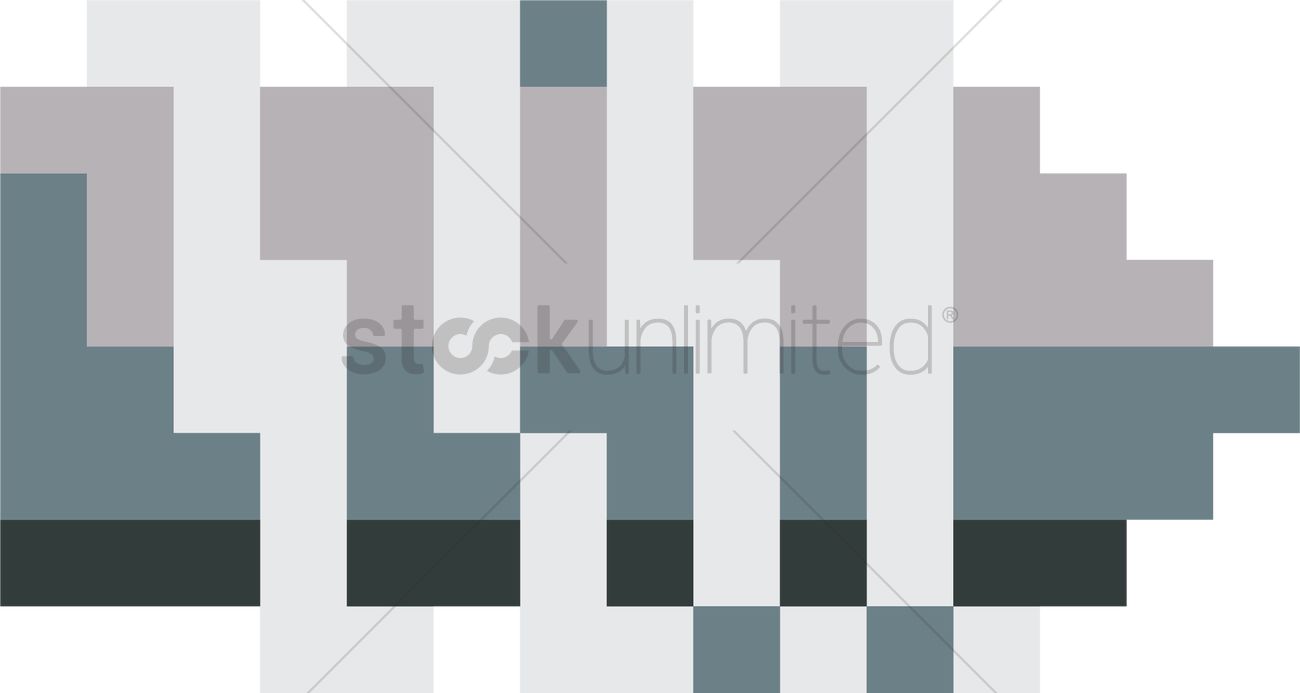 1300x693 Pixel Art Bullet Vector Image