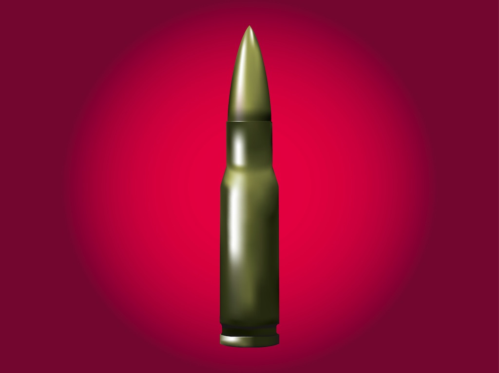 1024x767 Shiny Bullet Vector Art Graphics