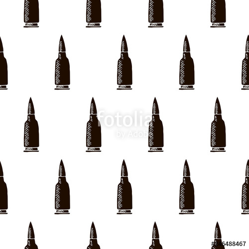 500x500 Bullet Vector Seamless Pattern Stock Image And Royalty Free