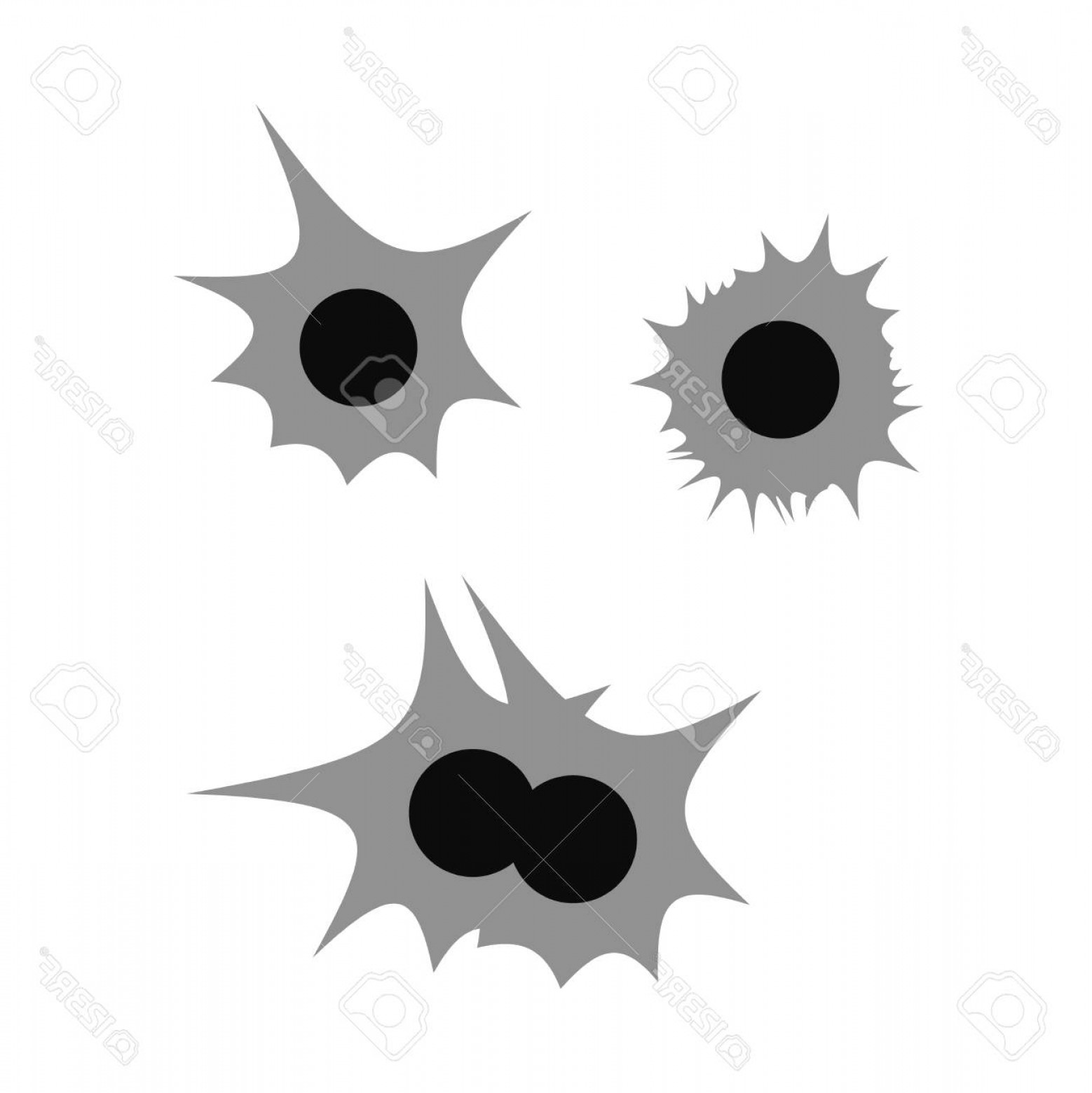 1558x1560 Bullet Hole Vector Graphic Soidergi