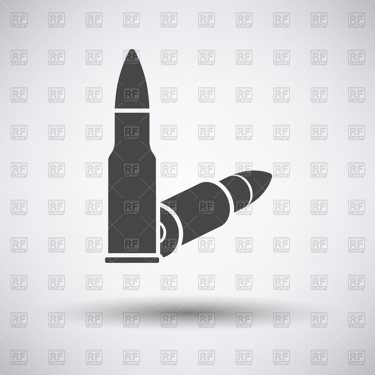 1200x1200 Bullet Icon On A Gray Background Vector Image Of Icons And Emblems