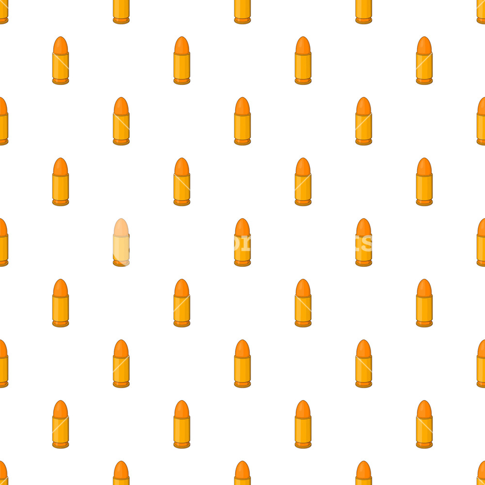 1000x1000 Bullet Pattern Cartoon Illustration Of Bullet Vector Pattern