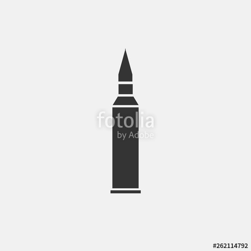 500x500 Bullet Vector Icon Stock Image And Royalty Free Vector