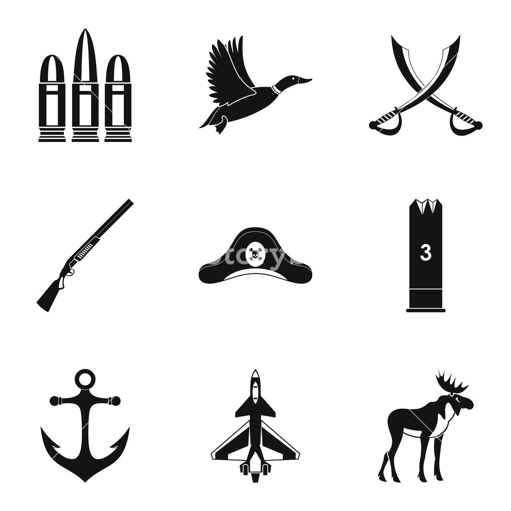 1000x1000 Bullet Icons Set Simple Set Of Bullet Vector Icons For Web