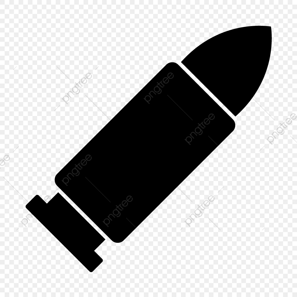 1024x1024 Vector Bullet Icon, Army, Bullet, Military Png And Vector