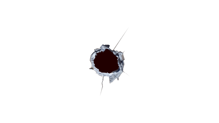 700x394 Bullet Hole Png Vector, Clipart