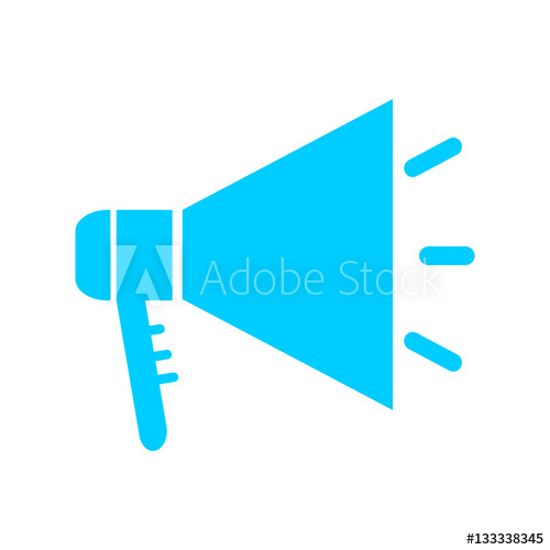 500x500 Bullhorn Vector Icon