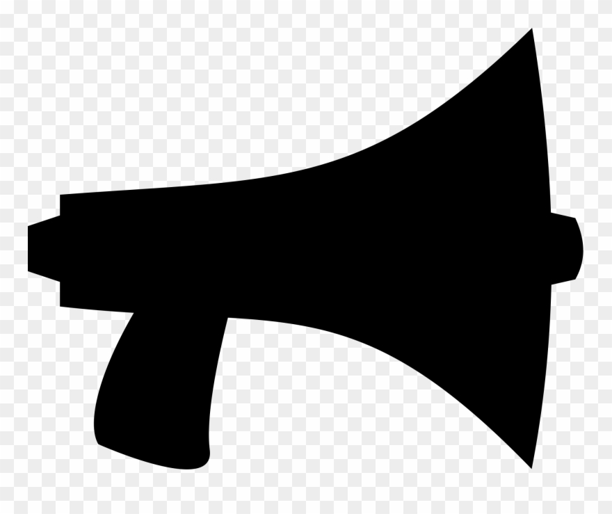 880x739 Clip Art Black And White Stock Bullhorn Vector Pengeras