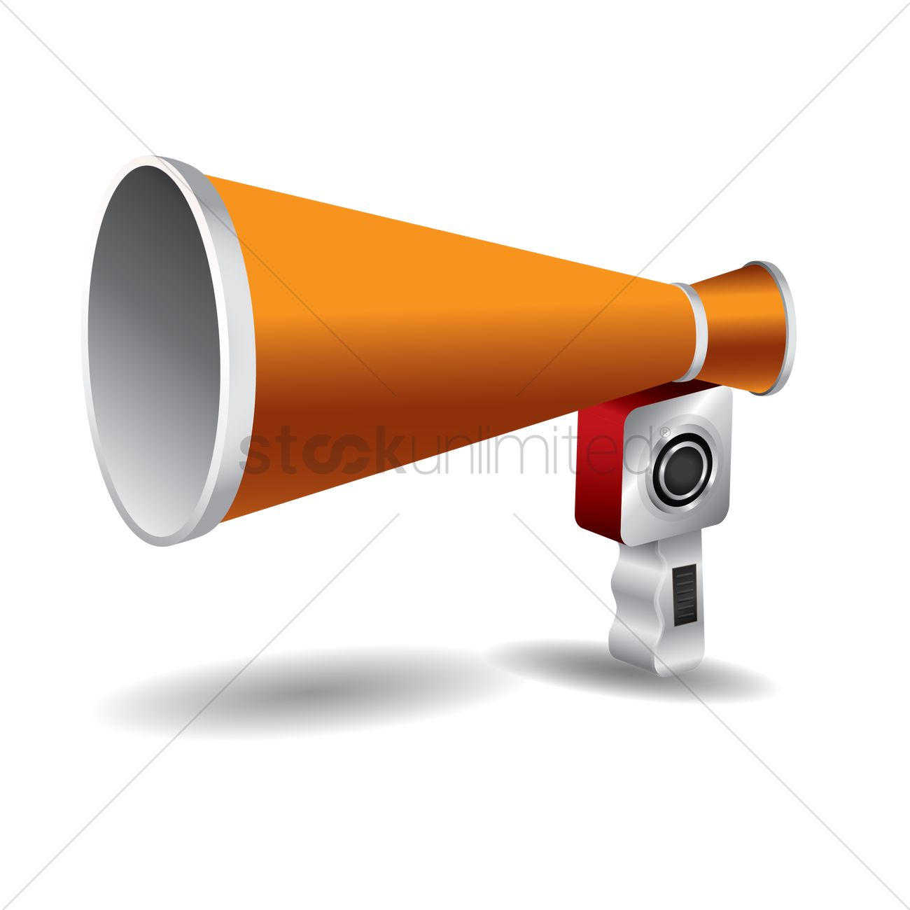 1300x1300 Bullhorn Vector Image