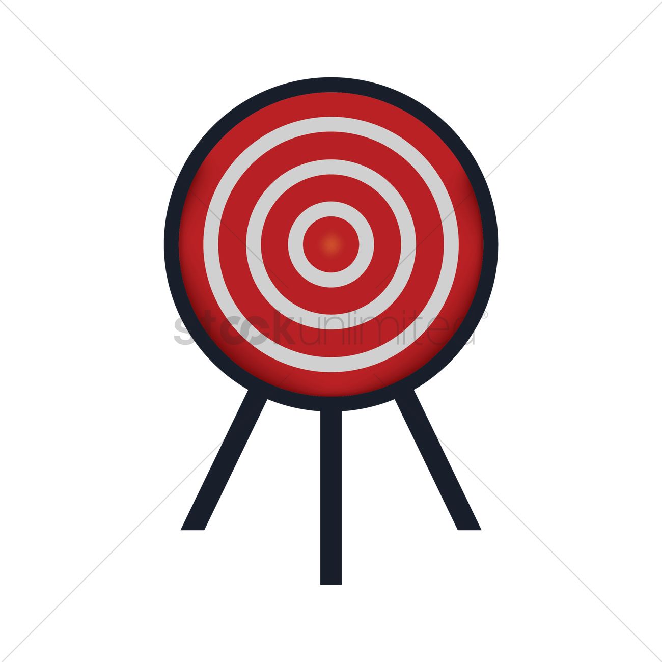 1300x1300 Bullseye Vector Image