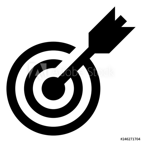 500x500 Target Bullseye Vector Icon