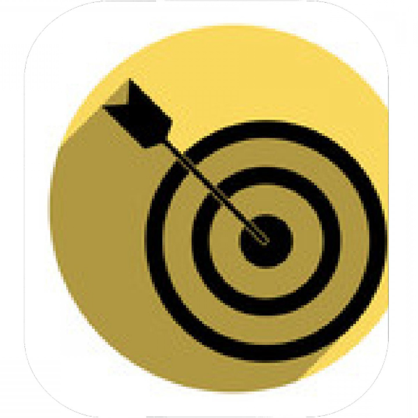 1440x1440 Yellow Bullseye Vector Geekchicpro