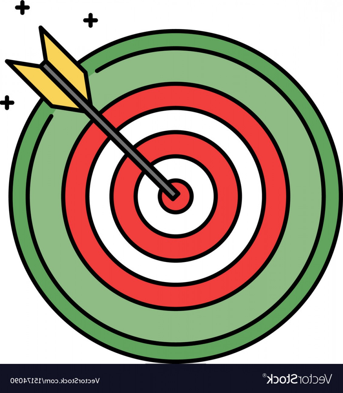 1131x1296 Bullseye Dart Board Vector Lamaison