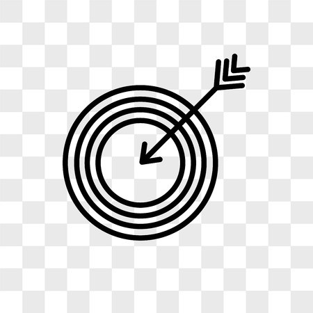 450x450 Bullseye Vector Icon Isolated On Transparent Background, Bullseye