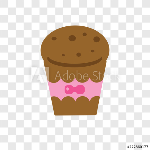 500x500 Bun Vector Icon Isolated On Transparent Background, Bun Logo