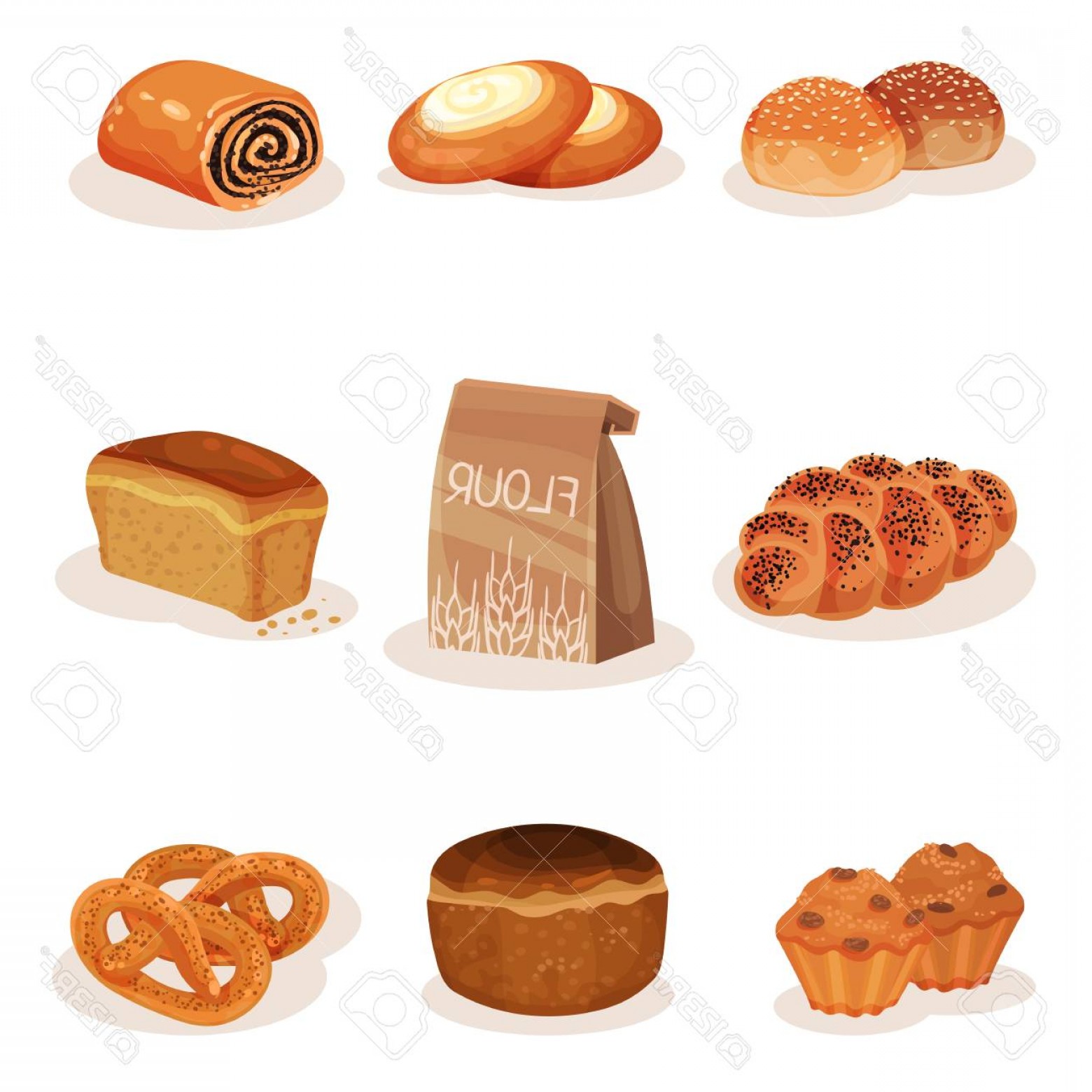 1560x1560 Vector In The Oven Bun Studiogrfx