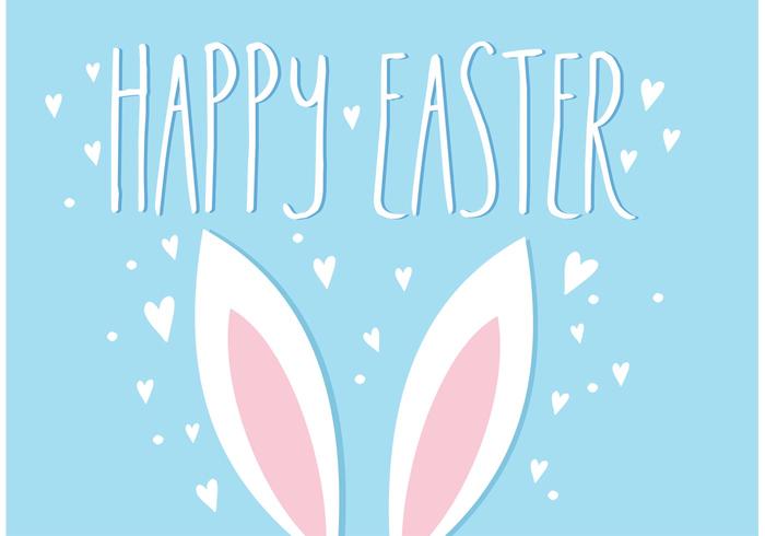 700x490 Easter Bunny Ears Vector Illustration