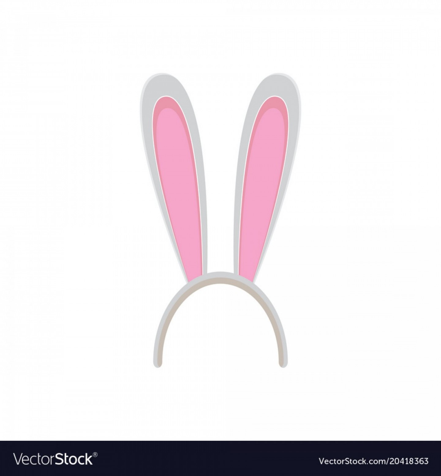 Bunny Ears Vector at Vectorified.com | Collection of Bunny Ears Vector ...