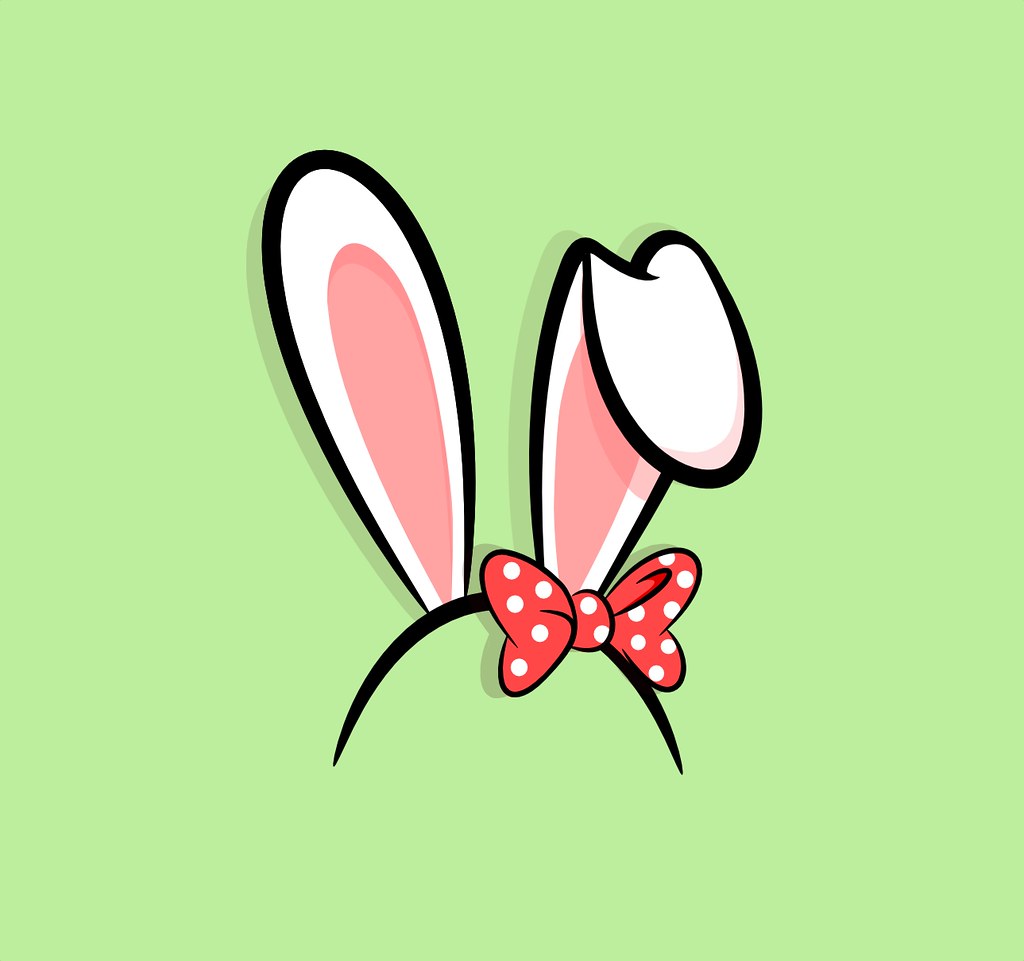 Bunny Ears Vector. 