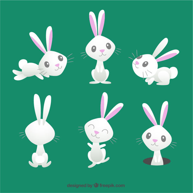 626x626 Easter Bunny Silhouette Vector
