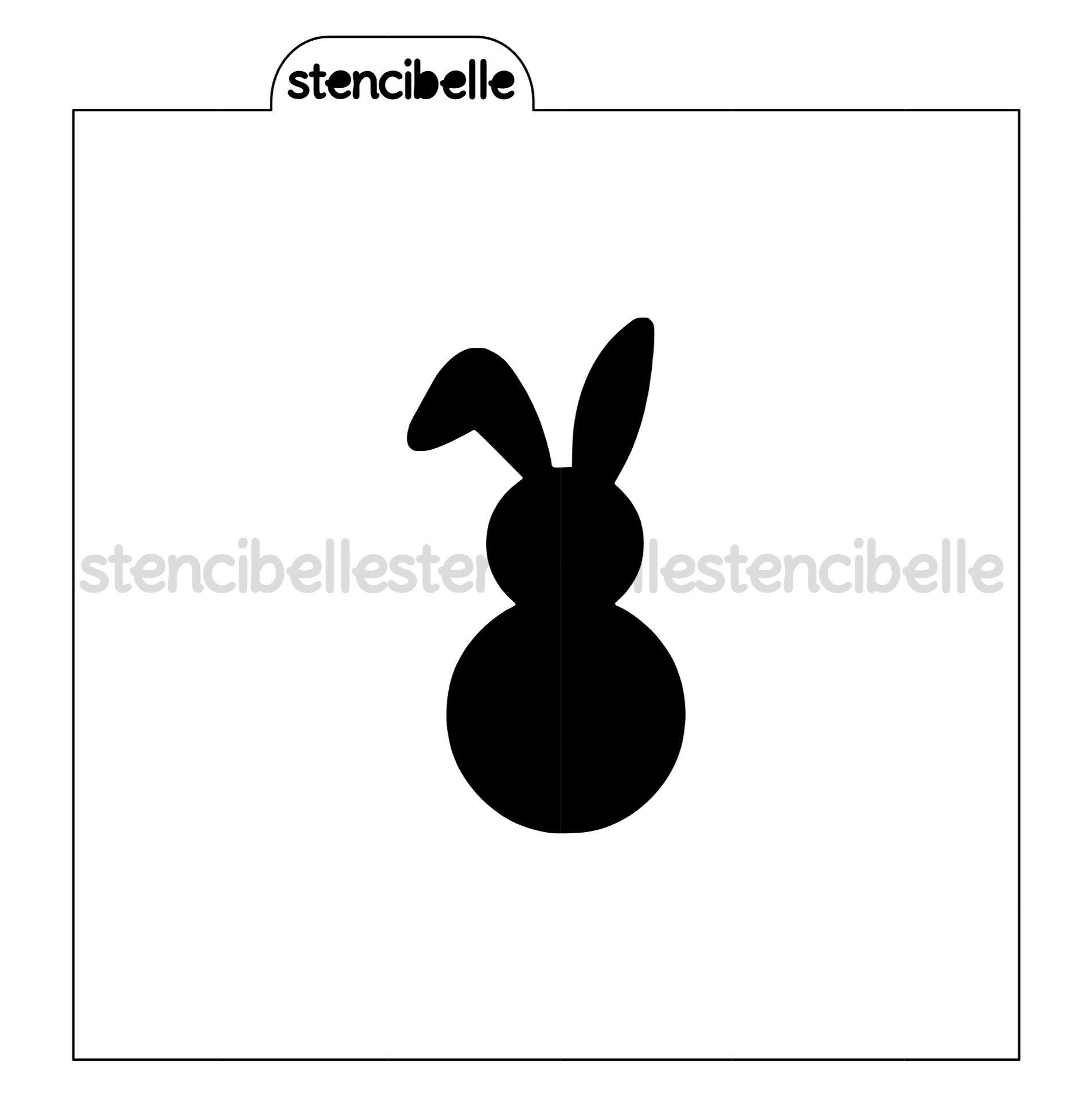 1905x1937 Collection Of 'bunny Silhouette' Download More Than Images