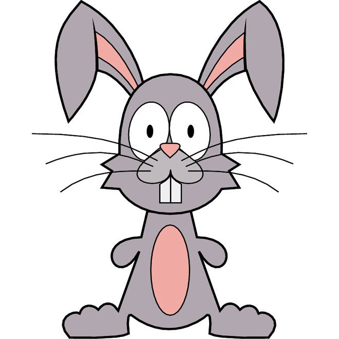 660x660 Easter Bunny Free Vector