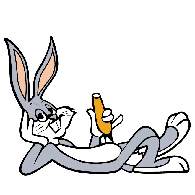 660x660 Bugs Bunny Eating Carrot Graphics Free Vector