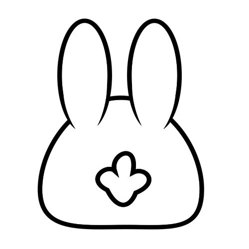 Download Bunny Vector Image at Vectorified.com | Collection of ...