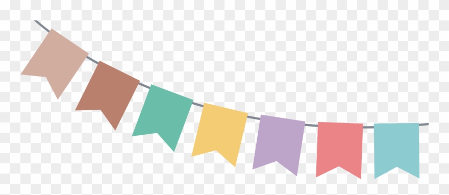 880x382 Bunting Vector Image Royalty Free