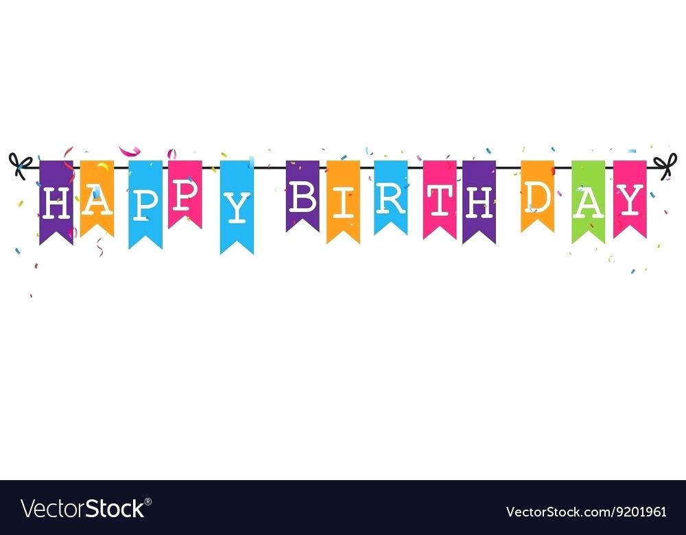 1000x780 Happy Birthday Flag Pennant Banner Cake Topper Bunting Flags