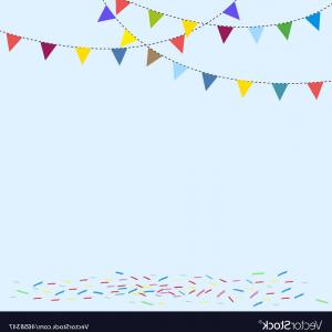 300x300 Celebration Background With Flag Bunting Vector Hoodamathrun