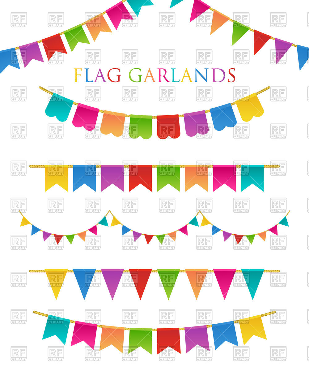 1000x1200 Colorful Festival Garlands With Flags