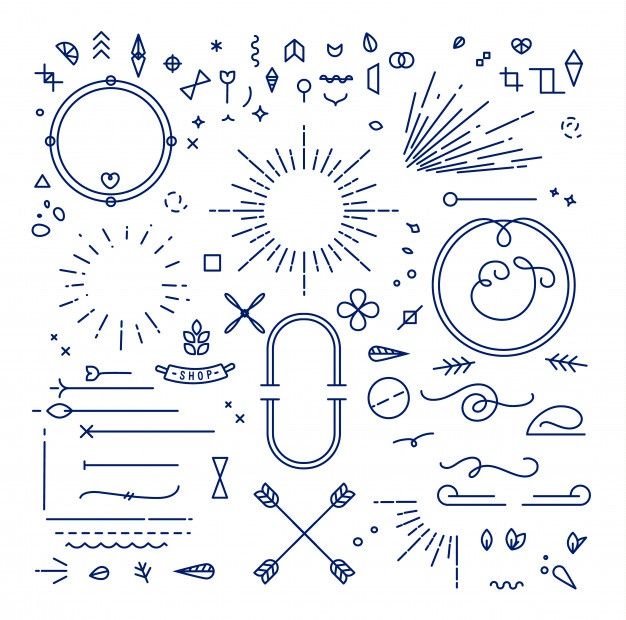 626x620 Simple Drawn Bunting Vector Free Download Graphics To Use