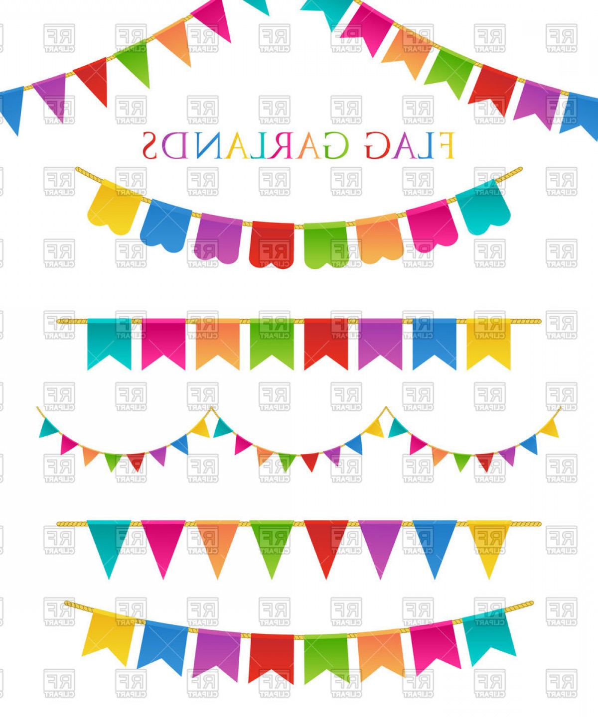 1200x1440 Vector Flag Bunting Catchsplace