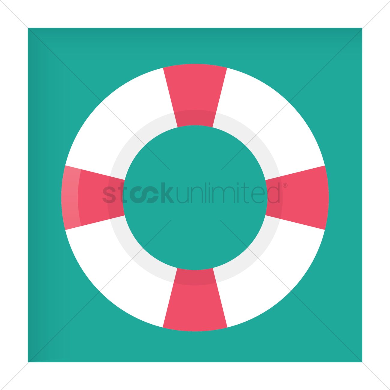 1300x1300 Life Buoy Vector Image