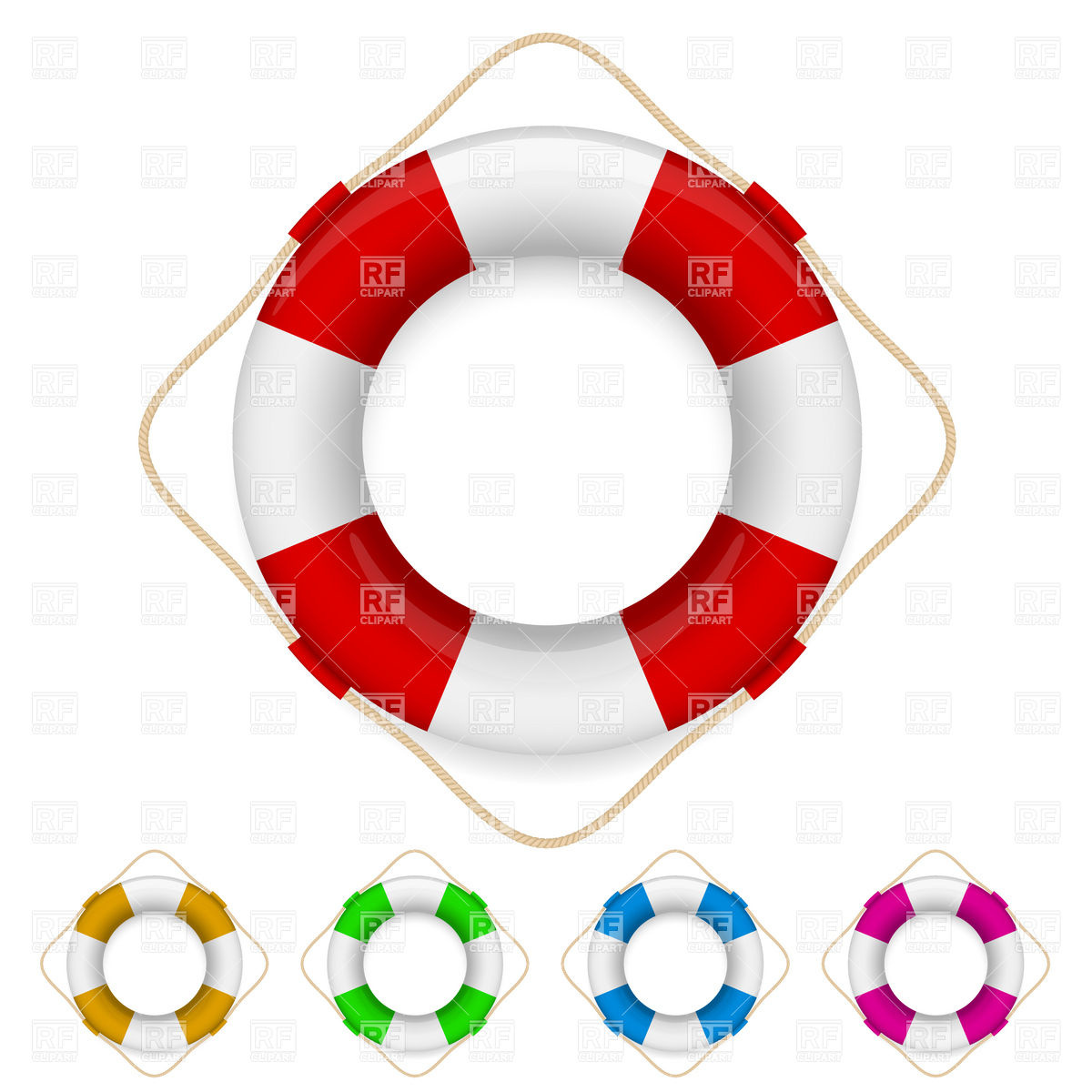 1200x1200 Life Buoy With Rope Vector Image Of Objects Dvarg
