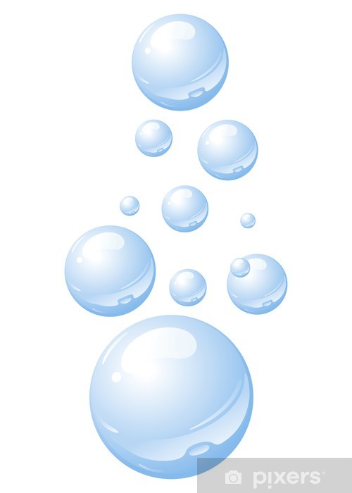 500x700 Vinilo Pixerstick Burbujas Vector