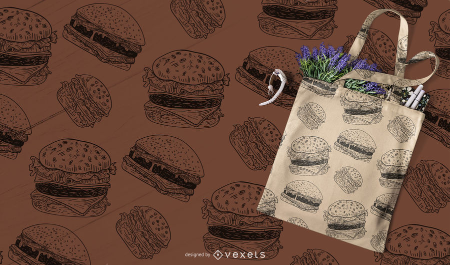 900x529 Burger Pattern