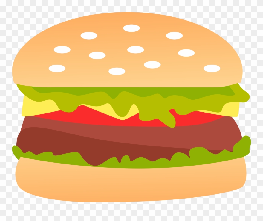 880x738 Burger Vector With Transparent Background