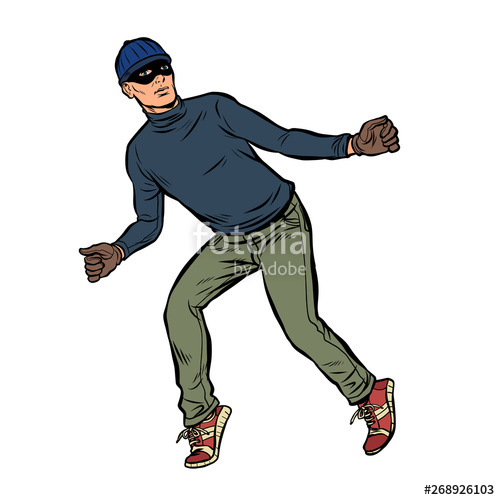 500x500 Thief Robber Burglar Stock Image And Royalty Free Vector